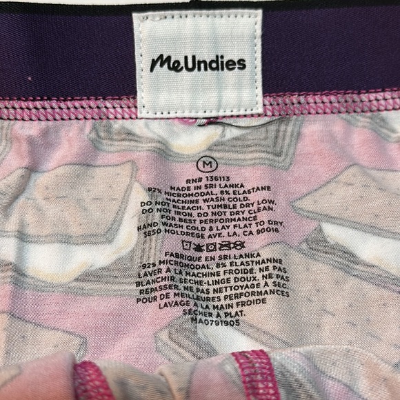 MeUndies Men’s Boxer Briefs S’mores Pattern - Picture 3 of 4